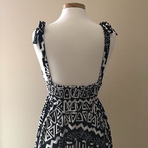Black & White Print Dress